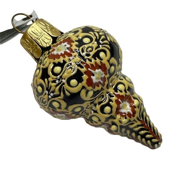 Heritage International LTD Ceramic Ornament Black and Yellow - Picture 1 of 4